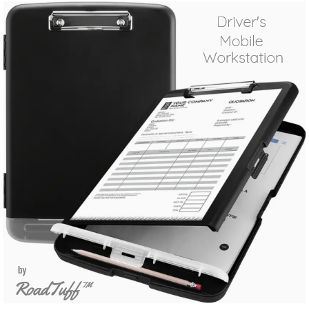 Driver's Mobile Desktop and Storage Box
