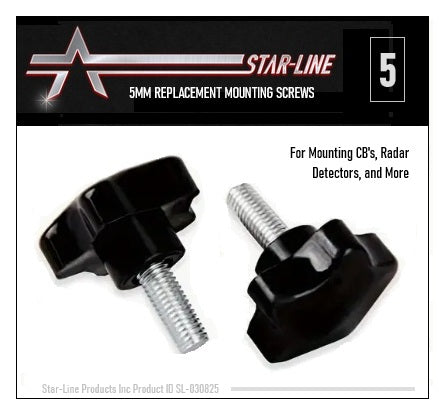 5mm Replacement Mounting Screws Plastic Head