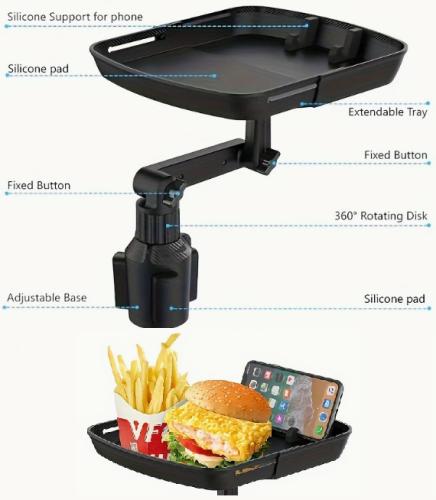 Truck Cab Food Tray and Stand