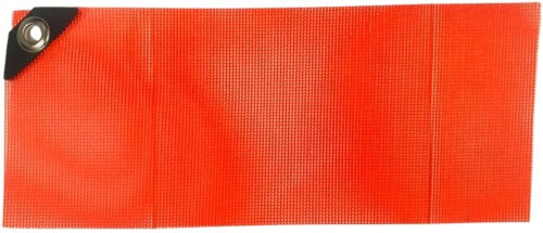 18" x 8" Fluorescent Orange Safety Flag