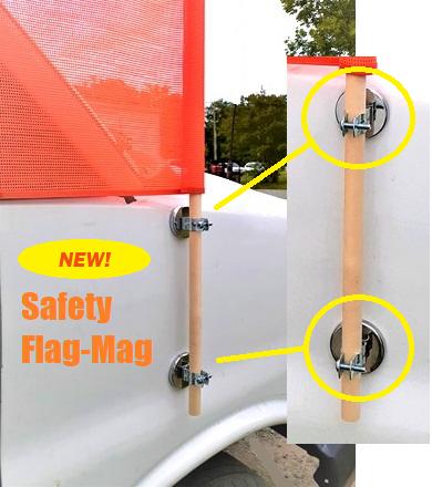 Safety Flag Pole Magnet 2-Pack