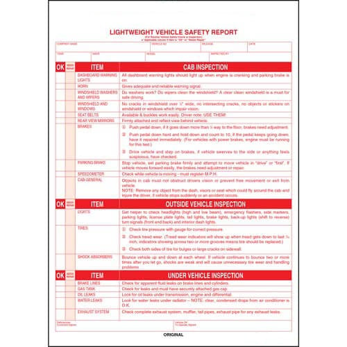 Lightweight Safety Inspection Report