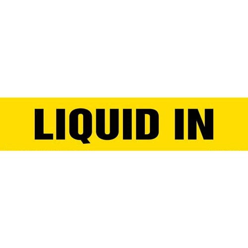 Liquid In Label Yellow Long Format