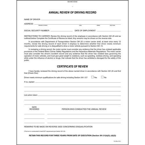 Wisconsin Driving Record Example Annual Review of Driving Record – USADriveSafe
