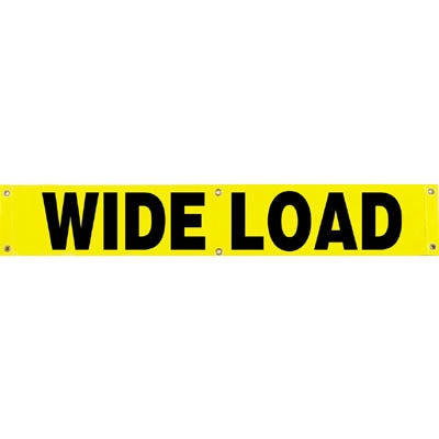 Wide Load Banner 18" x 84"