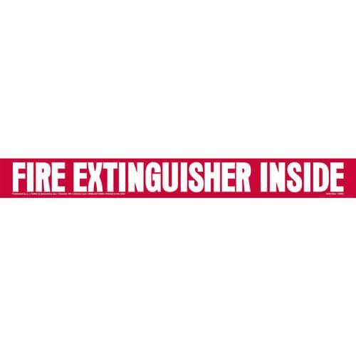 Fire Extinguisher Inside Decal