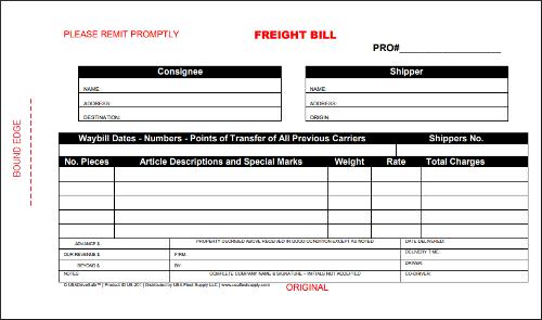 Freight Bill