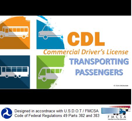 Transporting Passengers CDL Training DVD